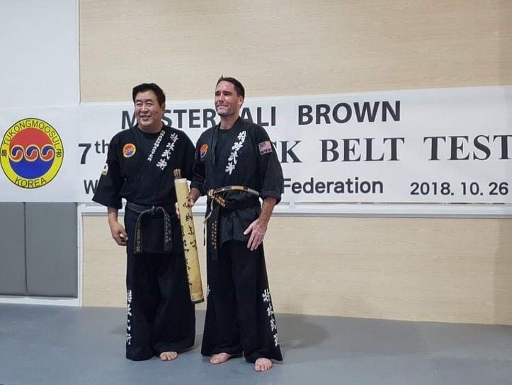Grandmaster Yi at belt promotion